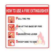 Fire extinguisher training